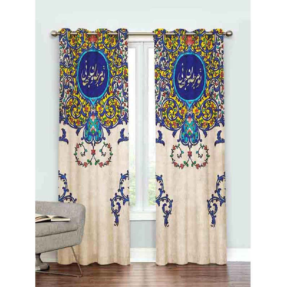 ستائر عينية من المخمل المطبوع – خط جان و جهان
