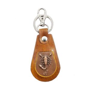 Iranian Leather Keychain Model Aban