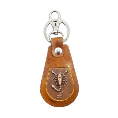 Iranian Leather Keychain Model Aban