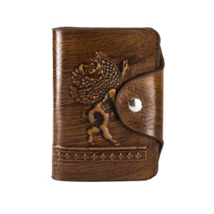 Iranian Leather Keychain Model Mah Shahrivar