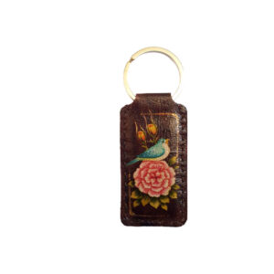 Iranian Leather Keychain Model Bird
