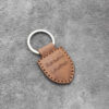 Iranian Leather Keychain Model Sher