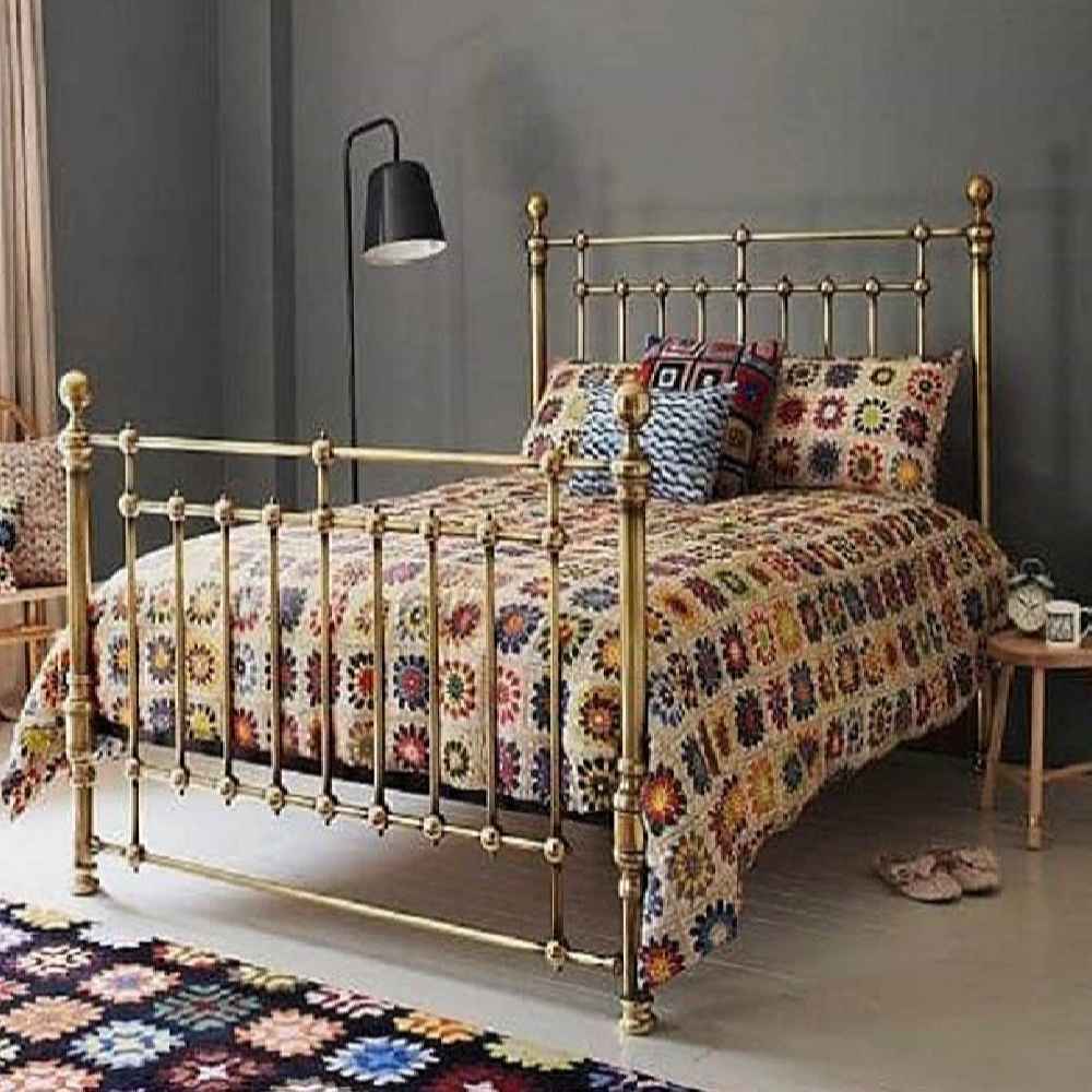 مفرش سرير كروشيه من القطن - بطانية ملونة بأسلوب أفغاني - أريزو