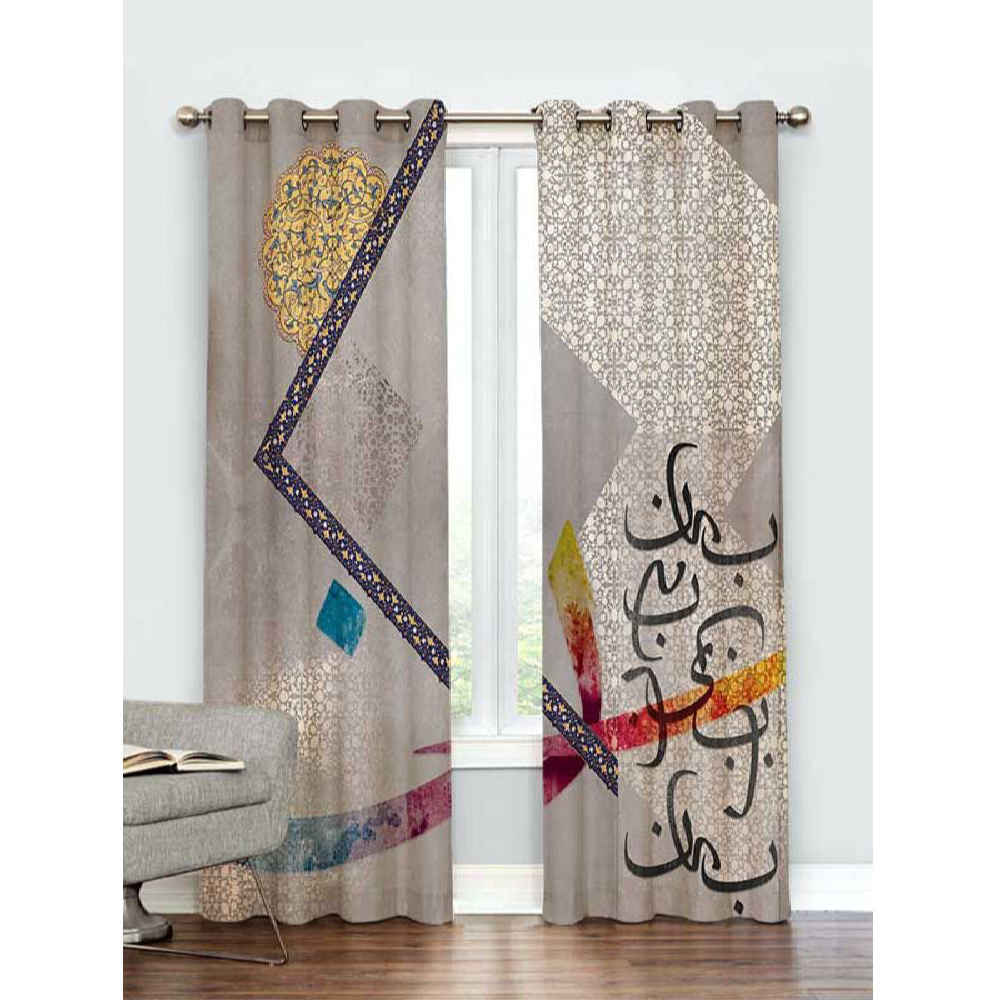 ستائر عينية من المخمل المطبوع – خط يگانه