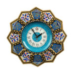 ساعة حائط إيرانية خشبية يدوية – فن خاتم، إلنز