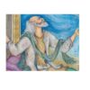 الرسم التصويري منمنمة فارسية الأصلي: ألوان مائية - خيام بواسطة رسول مطمضي