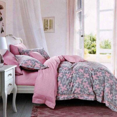 مجموعة مفروشات سرير مزدوجة الحجم – فلوريس