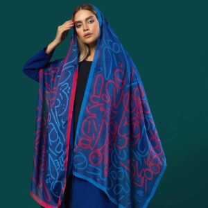 وشاح إيراني مطبوع فني وخفيف الوزن سخن