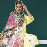 وشاح إيراني مطبوع فني وخفيف الوزن نفس