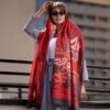 وشاح إيراني مطبوع فني وخفيف الوزن بيتا
