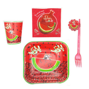 مجموعة أدوات طعام ذات طابع يلدا الإماراتي 7171826