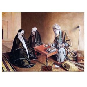 الرسم التصويري بالباستيل الواقعي الأصلي على الورق المقوى – مُنَجِّم