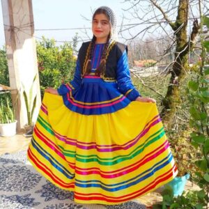 مجموعة الملابس التقليدية الجيلانية للفتيات الإيرانيات