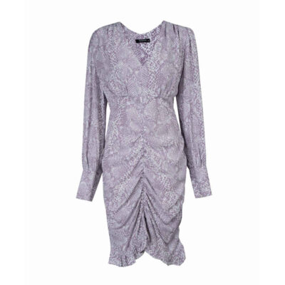Women’s Snakeskin Long Sleeve Dress Model Elika