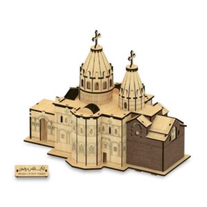 لغز ثلاثي الأبعاد مكون من 139 قطعة: كاتدرائية القديس تادرس – تصميم معقد