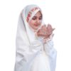 شادر صلاة إسلامي أبيض للبنات موديل بهاره