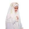 شادر صلاة إسلامي أبيض للبنات موديل خورشيدي