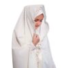 شادر صلاة إسلامي أبيض للبنات موديل نسيم