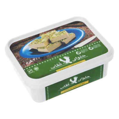 حلاوة الطحينية مع فستق أوغاب – 400 غرام (عبوة من 3)