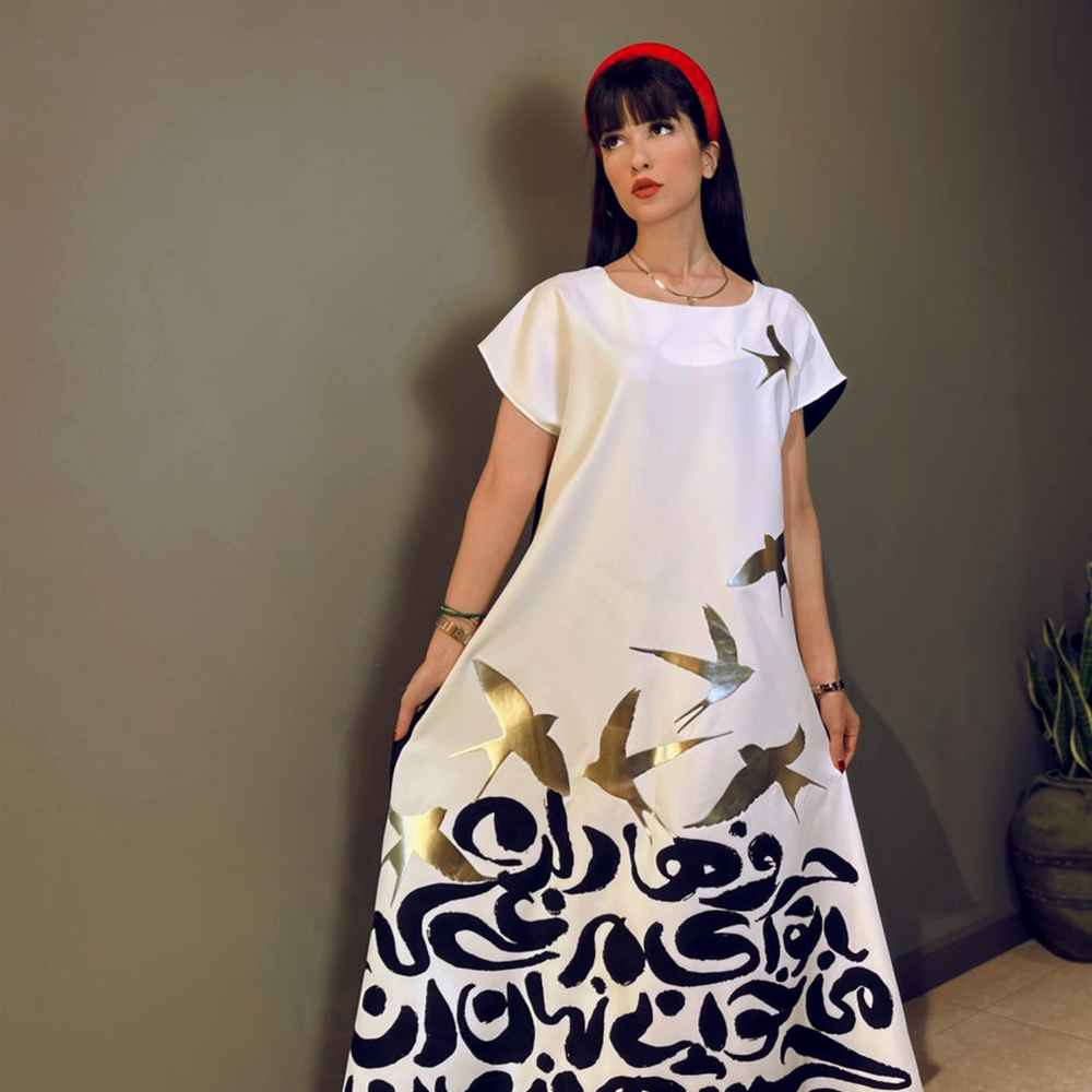 Women's Fashion Dress Model Harf ha