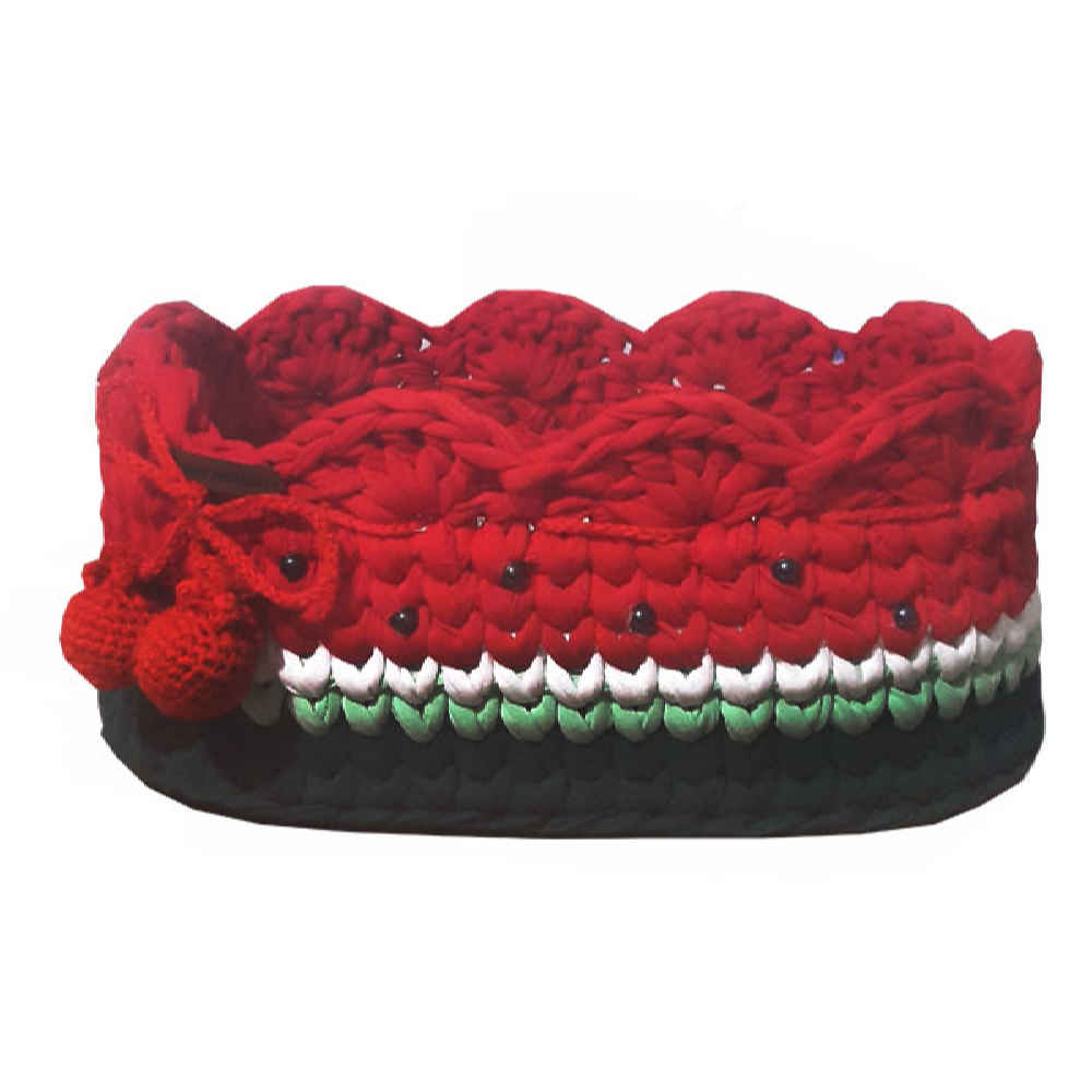 Crochet Storage Basket Yarn Model Yalda