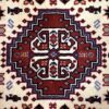 سجادة إيرانية من الصوف أصيلة معقودة يدويًا بتصميم قبلي أحمر - آباده