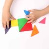 لغز دماغ خشبي تانغرام – لعبة تعليمية كلاسيكية