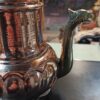 إبريق شاي نحاسي مطروق إيراني مصنوع يدوياً يونا