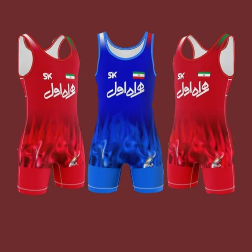سترة مصارعة إيرانية للرجال بدون أكمام - تيارا