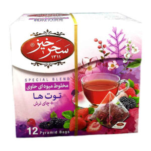 خليط شاي أعشاب صحرخيز: الفراولة والشاي الحامض (5 حزم)