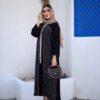 مانتو إيراني أسود موديل فيان