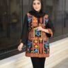مانتو إيراني مطرز موديل طاووس