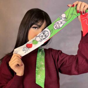 وشاح رقبة للنساء فخم وحيوي آزادي
