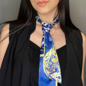 وشاح رقبة للنساء فخم وحيوي جام جم
