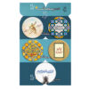 مجموعة أزرار دبوس إيرانية - جمل شعرية - دلبر (5 قطع)