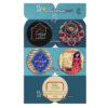 مجموعة أزرار دبوس إيرانية - جمل شعرية - صبا (5 قطع)