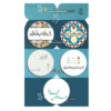 مجموعة أزرار دبوس إيرانية - جمل شعرية - صبر (5 قطع)