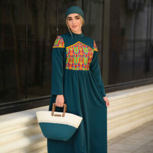 Women’s Long Sleeve Crepe Dress Model Setila