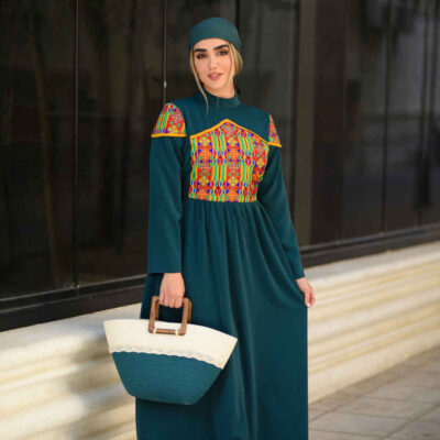 Women’s Long Sleeve Crepe Dress Model Setila