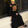 Women's Long Sleeve Crepe Dress Model Setila