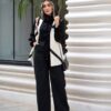 طقم صديري، تونيك وبنطلون نسائي موديل أفيزا