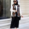 طقم صديري، تونيك وبنطلون نسائي موديل أيمن