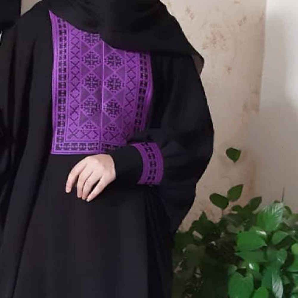 عباية الفراشة التقليدية للنساء المسلمات – قماش كريب ناعم