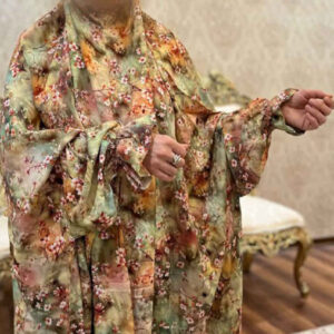 شادر صلاة إسلامي بكم للنساء مثالي للصلاة – نقشة زهور ماهيا