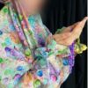 شادر صلاة إسلامي بكم للنساء مثالي للصلاة – نقشة زهور هستي
