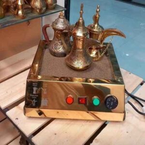 آلة صانع قهوة تركية بالرمل بنمط الخليج – مدمجة وأصيلة