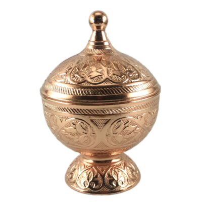 وعاء سكر مع غطاء معدني أنيق