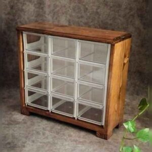 Drawer Storage Wooden with 12-Cabinet for Kitchen & Home Organization