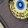 فن المعرق المكتوب بالخط الفارسي بإطار خشبي - عين الحسد