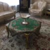 غطاء طاولة تيرمه فاخر بنقشة البازلي الإيراني تورانج (5x)
